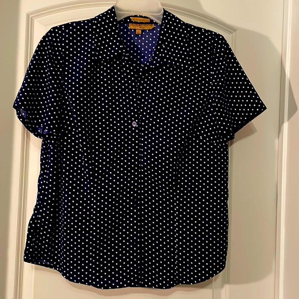 Notations Petite blouse, PL, soft stretchy material. Never worn.